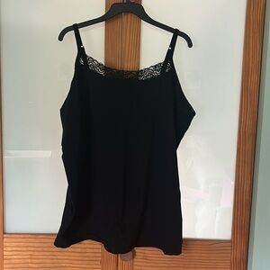 Black tank top